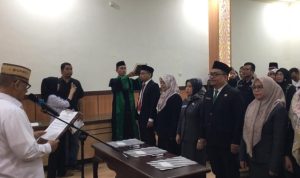 Lantik pejabat baru